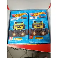 Hasbro Panini Hot Wheels TC-collectiekaarten, Spaans, 24 zakjes, blauw. Blauw, one size