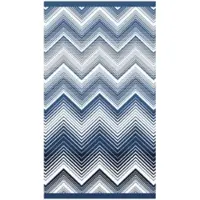 Missoni Handdoek Marea Blue White (70 x 40 cm)