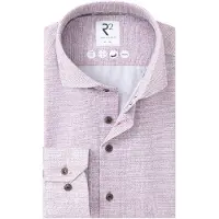 R2 Amsterdam Overhemd extra lange mouw knitted polyester sorona shir 134.wsp.xls.013/084