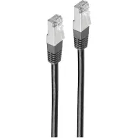 Shiverpeaks Patchkabel cat 6 S/FTP PIMF Halogenfrei sw 10m