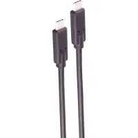 Shiverpeaks USB-C Verbindungskabel, USB Kabel Typ-C Stecker auf Typ C Stecker, 4.0 Gen 3x2, 240W, 0,25m