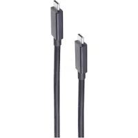 Shiverpeaks USB Kabel Typ-C Stecker auf Typ C Stecker, 4.0 Gen 3x2, schwarz, 1,5m