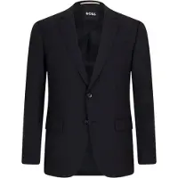 BOSS Heren Colbert met Revers (Zwart)