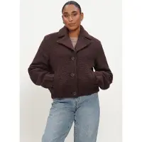 NUKUS Nkf12010 334 madelin jacket boucle chocolate