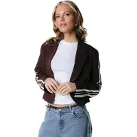 Colourful Rebel Zoe Gathered Bottom Blazer - Maat m