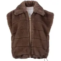 NUKUS Dames Blazers Hani Gilet - Bruin - Maat S