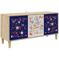 vidaXL Tv-meubel MAINZ 102 x 33 x 50 cm Sonoma Bewerkt hout