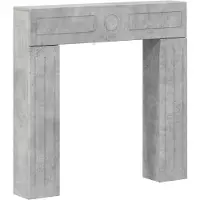 Syfax Haardomlijsting Betongrijs 102 x 18 x 100,5 cm Bewerkt hout