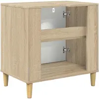 vidaXL Badkamerkast HANAU Sonoma 60 x 40 x 60 cm Bewerkt hout