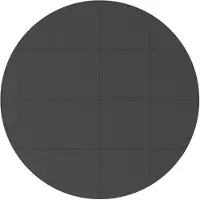 vidaXL Zwembadbodemmat, 16 stuks, Ø 235 cm, rond, EVA-schuim, zwart