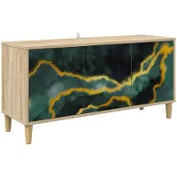 vidaXL TV-kast WIJHE, 102 x 33 x 50 cm, Sonoma houtvezelplaat