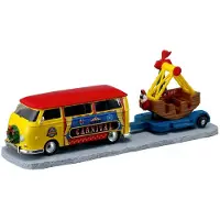 Lemax Towing van with carnival ride ornament