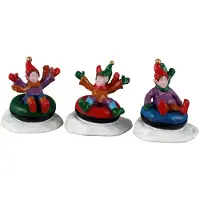 Lemax Snow tubers set of 3