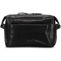 Jost Glasgow Toilettas Leder 24 cm zwart