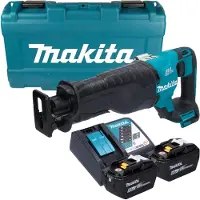Makita DJR 187 ZK accu reciprozaag sabelszaag 18 V borstelloos solo + koffer - zonder accu, zonder oplader