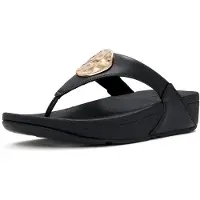 Original Brands Lulu Adornment Teenslippers ZWART - Maat 38