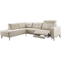 Pronto Wonen Hoekbank links Piorino - Grijs - Stof -