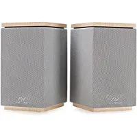 AVCOM 4" Active Bookshelf Speaker Pair Oak