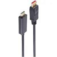 S-Impuls Displayport 1.4 Kabel, DP-HDMI, 4K60Hz, 5,0m