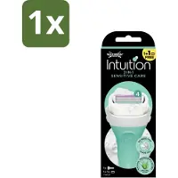 Wilkinson Sword 1 x - Scheermes - Intuition Sensitive Care 2-in-1 - Zacht - 1 scheermes - Scheermes - Vrouwelijke Scheermes - Zachte Scheermes - 2-in-1 Scheermes - Schuimende Scheermes