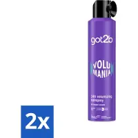 Got2b 2 x - Haarspray - Volumania - 300 ml - Haarspray - Volume - Body - Hold - Vegan
