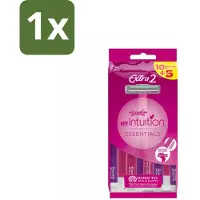 Wilkinson 1 x - Wegwerpscheermesjes - Extra 2 Beauty - Extra Comfort - 15 mesjes - Wegwerpscheermesjes - Scheermesje Vrouw - Scheermesje Voor Vrouwen - Wegwerpmesje - Scheerbeurt Vrouw