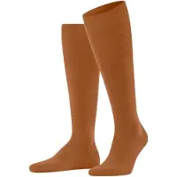 Falke Kniekousen caramel, Effen