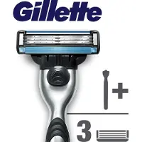 Gillette Mach3 Scheersysteem + 3 Scheermesjes - Scheermes