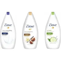 Dove Douchegel Assorti - Shea Butter & Vanilla, Deeply Nourishing / Cucumber & Green Tea