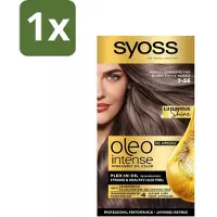 Syoss 1 x - Oleo Intense 7-56 Mokka Donkerblond - Haarverf - Zonder Ammoniak - Grijsdekking - Langdurige Kleur - Haarverf - Permanent Haarkleuring - Zonder Ammoniak - Grijsdekking - Haarkleur