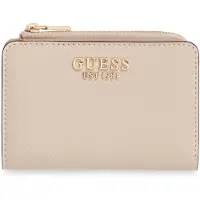 GUESS portemonnee Danielle SLG Zip Around Card Case Bone crème