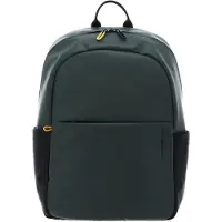 Mandarina Duck laptop rugzak rugzak met laptopvak Eco Coated Backpack Deep Green donkergroen