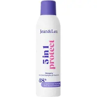 Jean & Len Deodorant Spray 5-in-1 Protect 150 ml - vegan, dierproefvrij, zonder aluminiumzouten, zonder parabenen, zonder microplastics