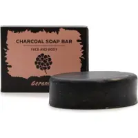Ancient Wisdom Houtskool Zeep Bar - Geranium - 85 gram - Vegan Hand & Body Zeep