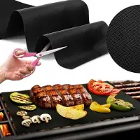 Allbag 8x Teflon Grillmat - Bakplaat & Oven - 33x40cm - Hittebestendig