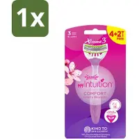 Wilkinson Sword 1 x Wilkinson - Wegwerpscheermesjes - Xtreme 3 My Intuition - Comfortabel - 6 mesjes - Wegwerpscheermesjes - Vrouwelijke Scheermesjes - Comfortabele Scheermesjes - Zachte Scheermesjes - Huidverzorging