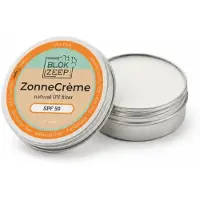 Blokzeep ZonneCrème - SPF 50 55 gram - plasticvrij, dierproefvrij, vegan, koraalrifvriendelijke formule, geschikt voor gevoelige huid