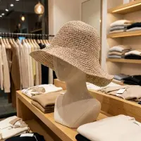 Ancient Wisdom Nomad Sari Floppy Straw Sun Hat - Rose Blush