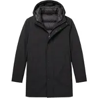 Local Fanatic Winterjas Heren Waterdicht - Lange Jas Heren - LF8518 - Zwart - Maat XXL