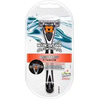 Wilkinson Sword Wilkinson Quattro Sword Titanium Core Motion Technology Rasoir pour Homme