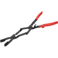 YATO YT-06471 Rechte Slangklemmentang met Scharnierkop - 435 mm - Bekopening 0-50 mm - Extra Lang voor Veerbandklemmen in Krappe Ruimtes