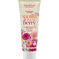 Jean & Len Douchegel Cranberry & Vanille 250 ml - vegan, dierproefvrij, zonder parabenen, zonder siliconen, geschikt voor alle huidtypen