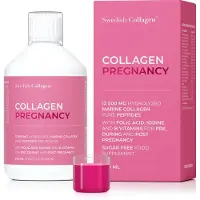 Swedish Collagen Marine Collageen voor Zwangerschap - - Vloeibaar met Foliumzuur, Vitamine C & D - Huid, Haar & Nagels