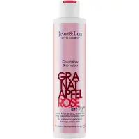 Jean & Len Shampoo met Granaatappel & Roos 300 ml - voor gekleurd haar, vegan, dierproefvrij, zonder siliconen, voor normaal tot droog haar