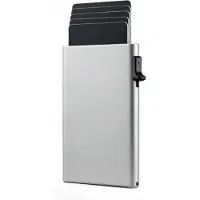 GD - Pasjehouder Heren & Dames - Pop-up Wallet - RFID Anti-Skim - Aluminium - Zilver