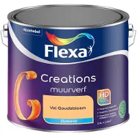 Flexa - Creations Muurverf Zijdemat - Vol Goudsbloem - Mengverf - 2,5 L