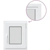 vidaXL Kelderraam RISOR 40 x 55 cm PVC en Glas