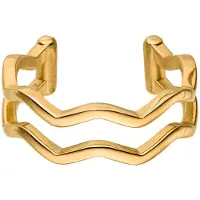 Purelei Ring 'Waves' goud