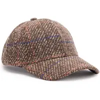 Manfield - Unisex - Multicolor geruite pet - Maat 1