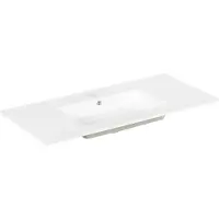 Ben Mercure Wastafel - 101x46,5cm - Keramiek - 1 Kraangat - Wit - Wastafelmeubel